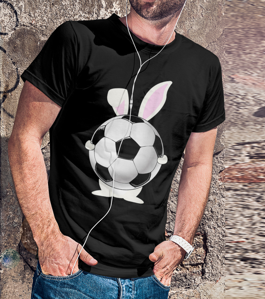 Bunny Easter Soccer Ball T-Shirt