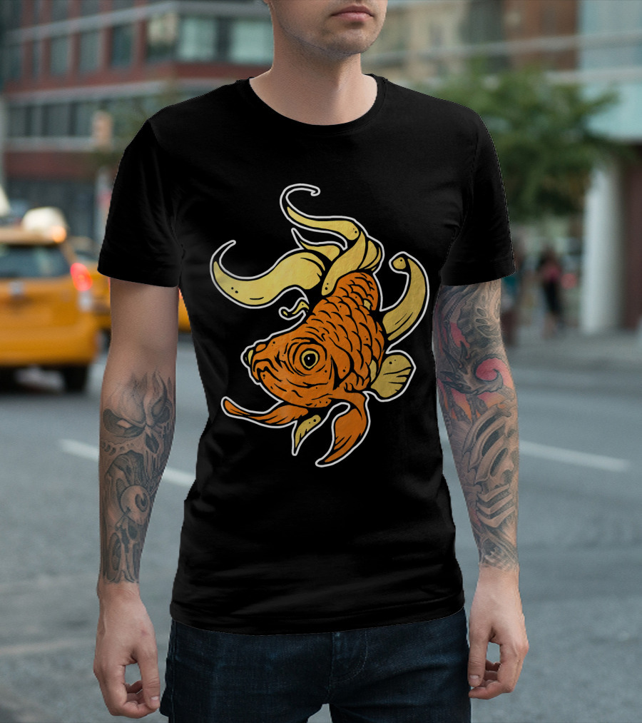 Goldfish Koi Orange and Yellow T-Shirt