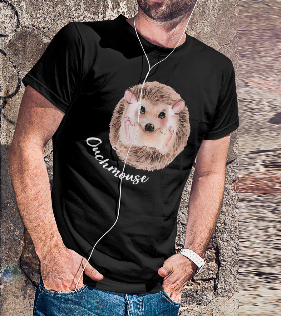 Ouchmouse Cute Hedgehog Funny Hedgie T-Shirt