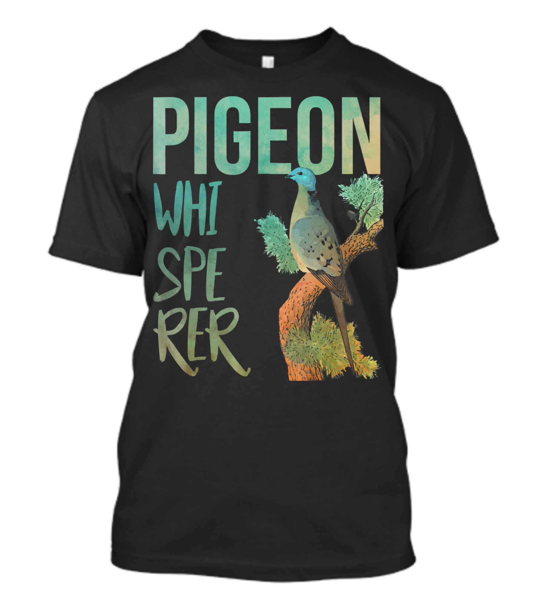 Pigeon Whisperer I Dove Bird On Tree T-Shirt