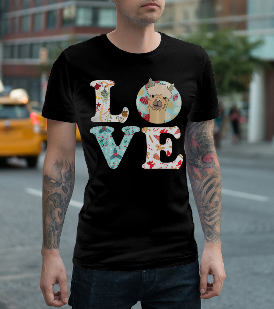 Funny I Love Alpacas Llama Love T-Shirt