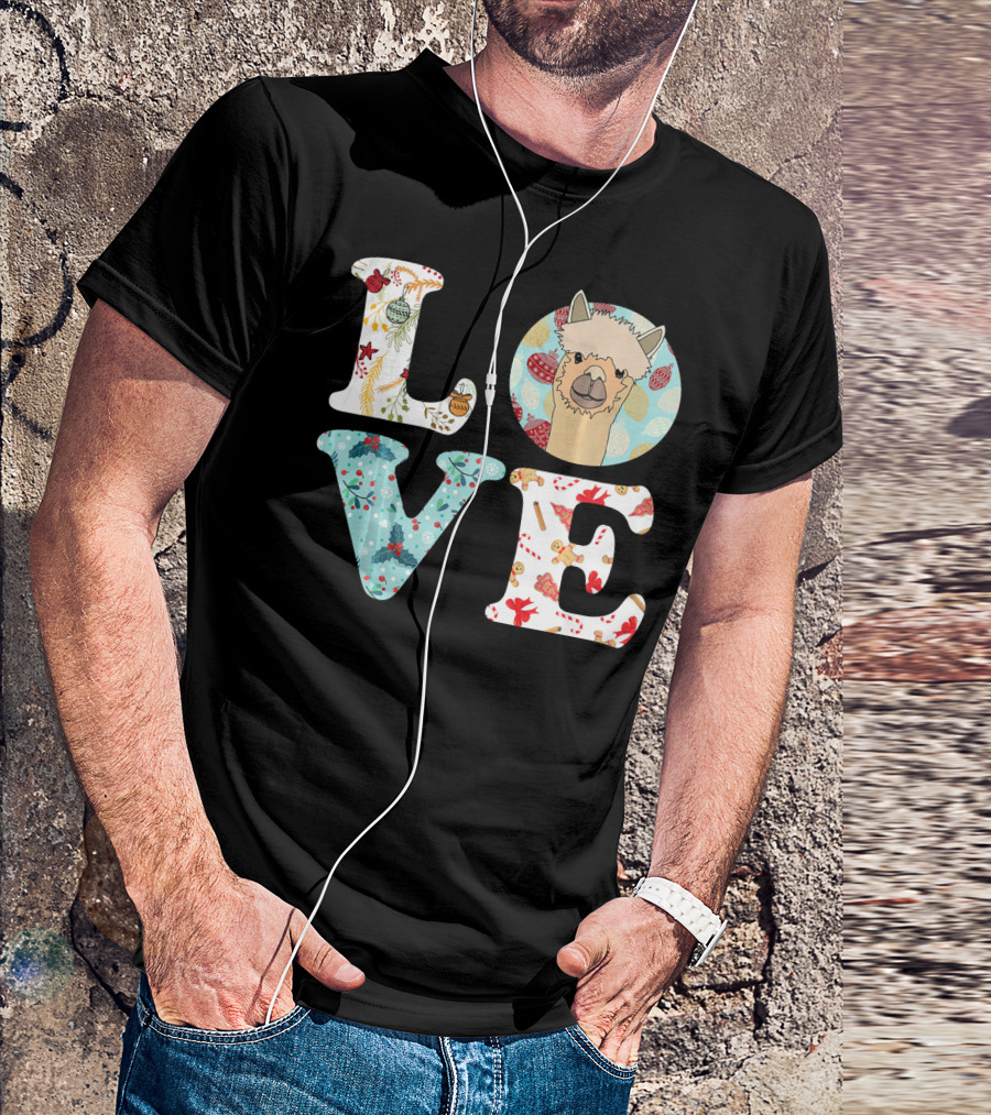 Funny I Love Alpacas Llama Love T-Shirt