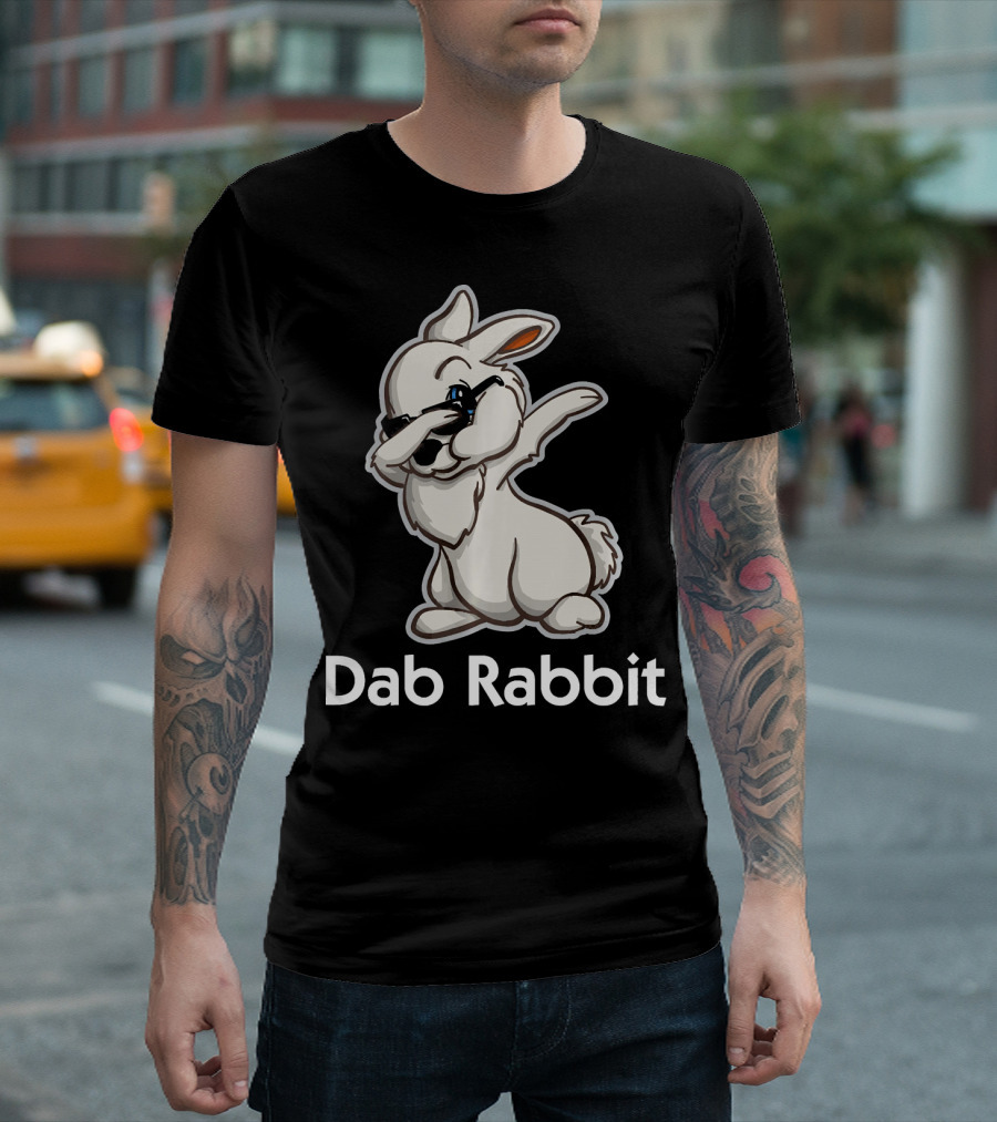 Dabbing Easter Rabbit Dab Rabbit T-Shirt