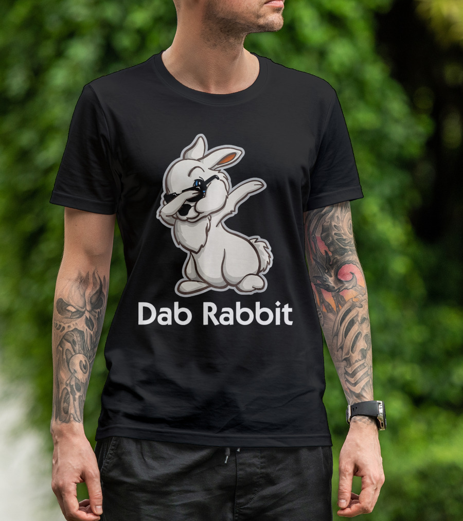 Dabbing Easter Rabbit Dab Rabbit T-Shirt