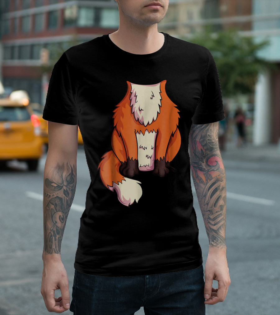Halloween Fox Costume Animal T-Shirt