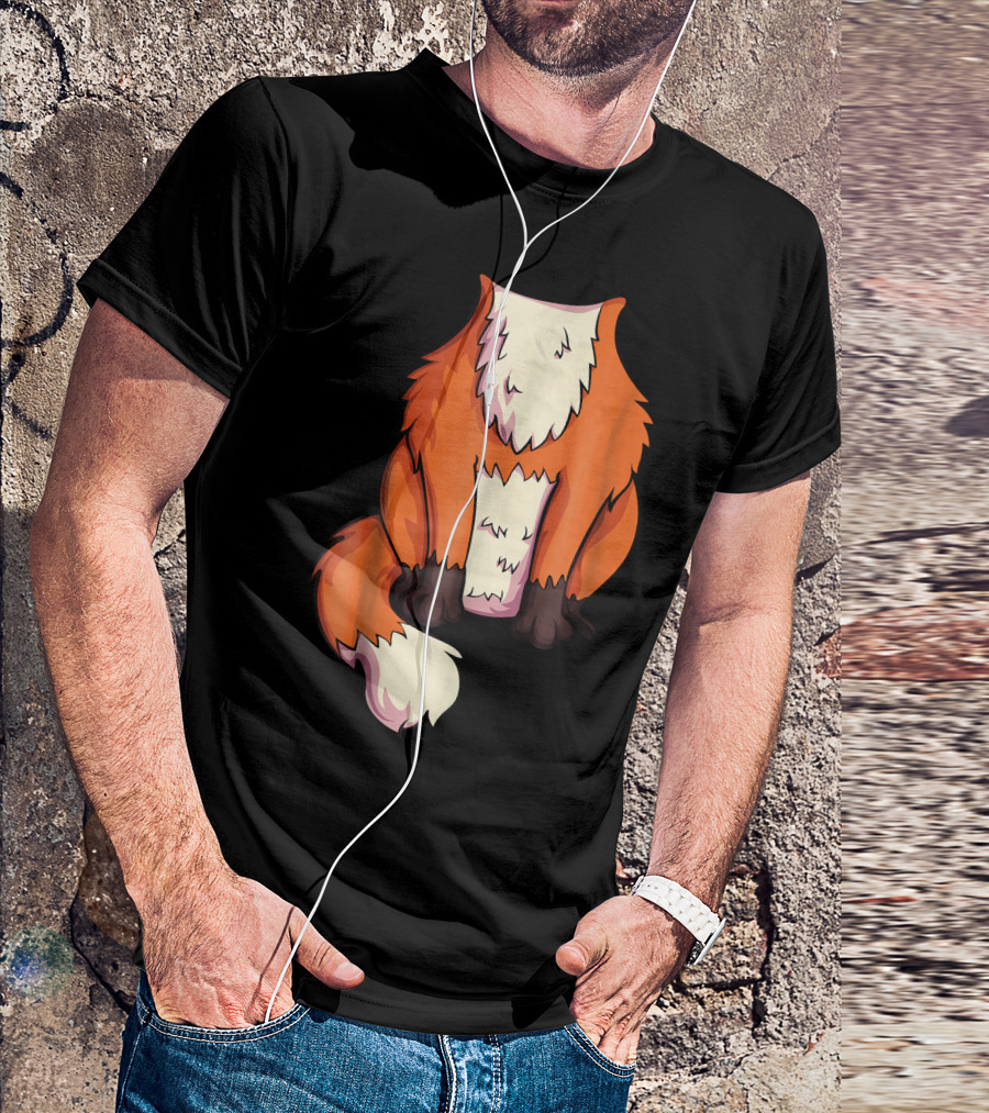 Halloween Fox Costume Animal T-Shirt