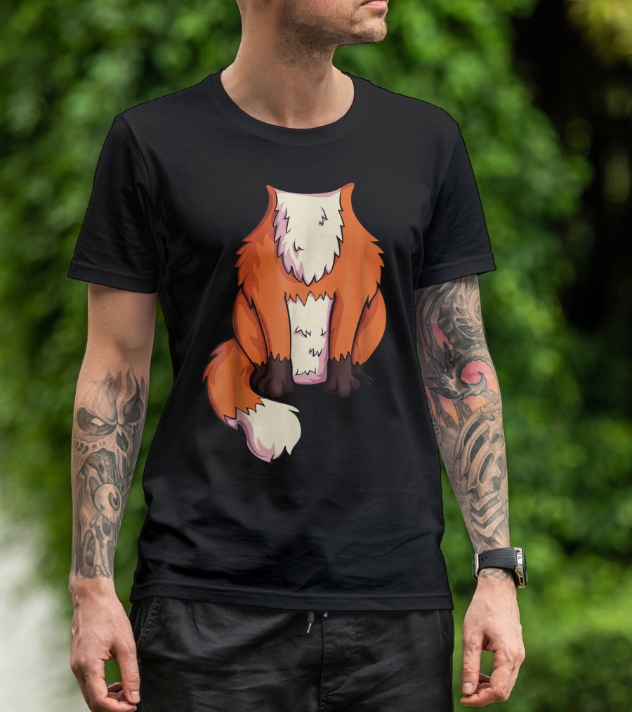 Halloween Fox Costume Animal T-Shirt