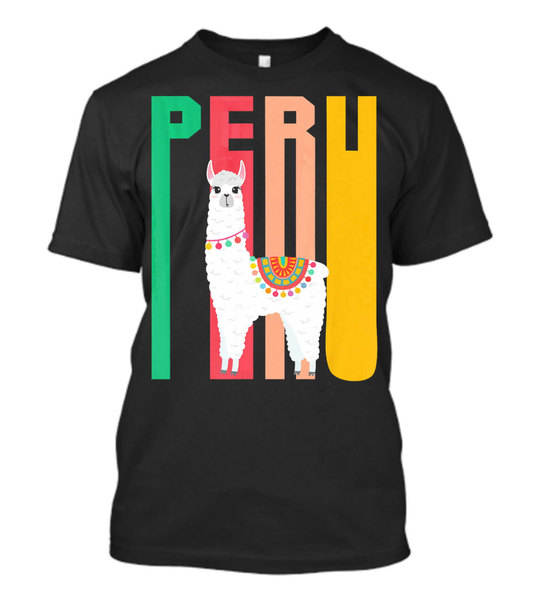 Funny Llama Alpaca Peru Festival T-Shirt