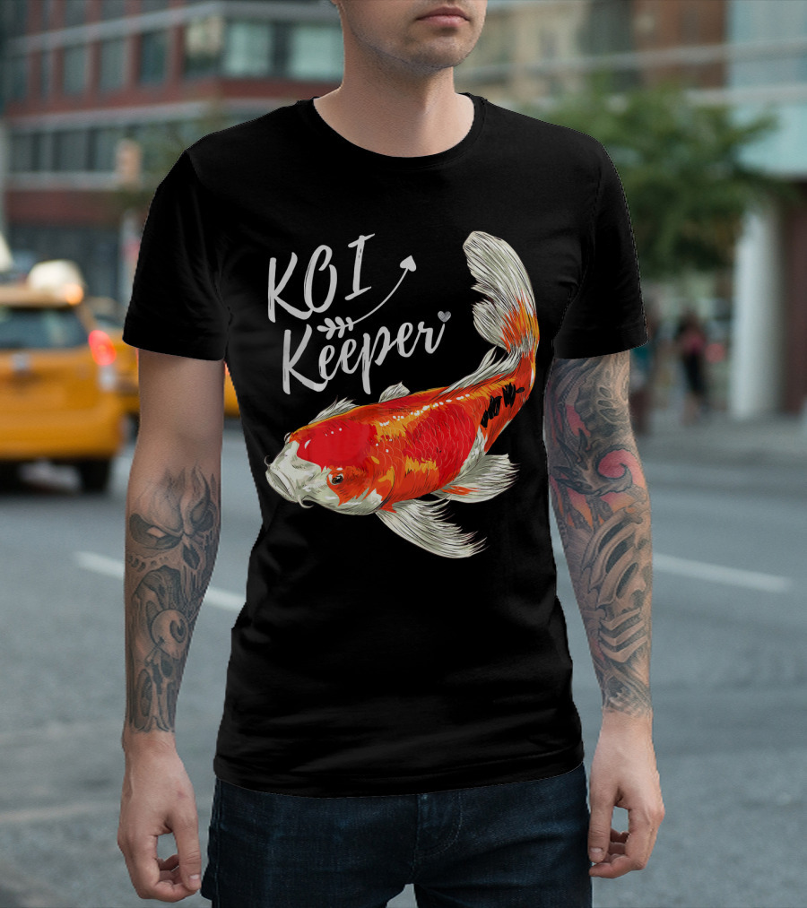 Koi Keeper Chinese Koi Fish Carp Nishiki T-Shirt