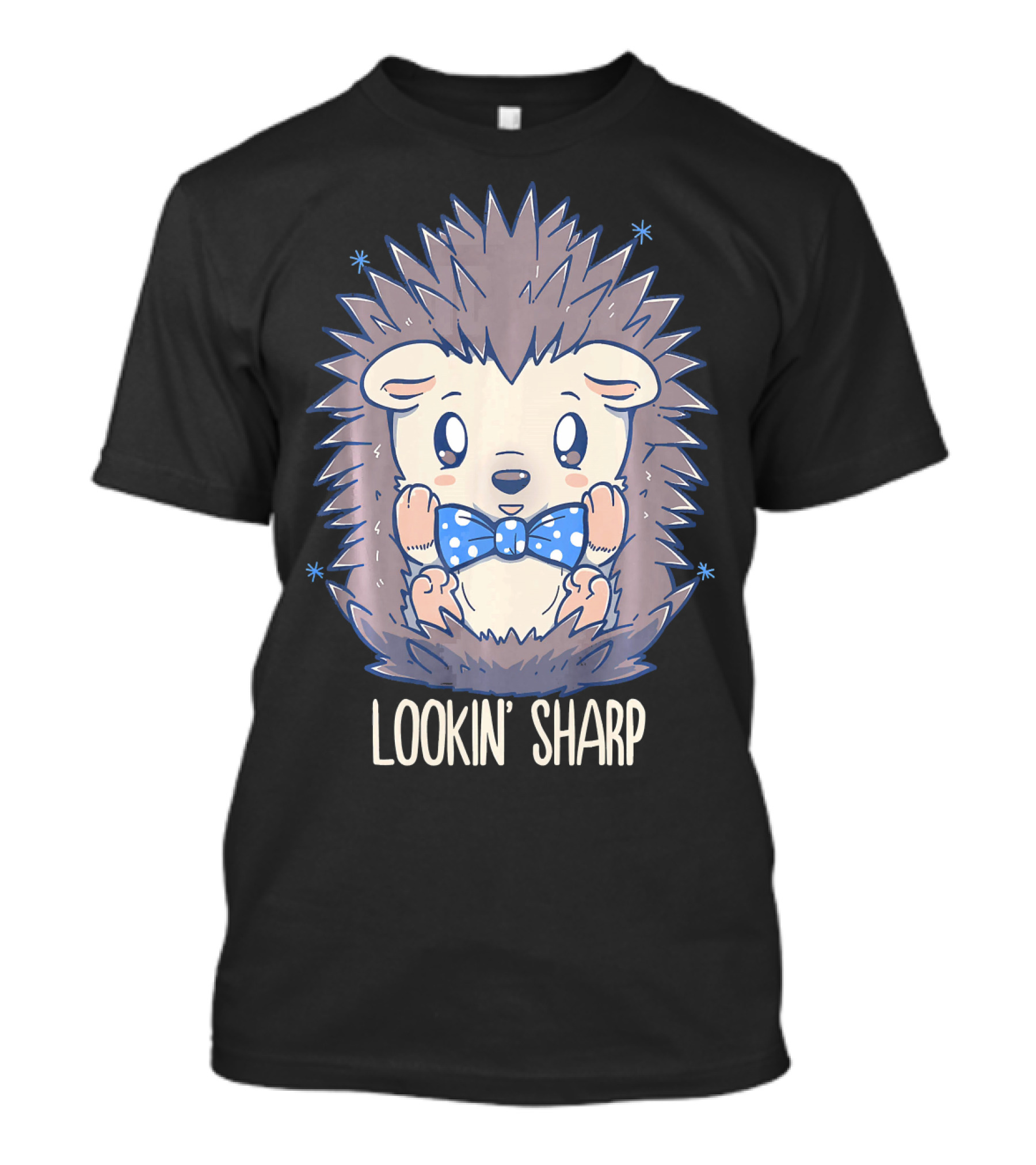 Lookin Sharp Cute Bow Tie Hedgehog T-Shirt