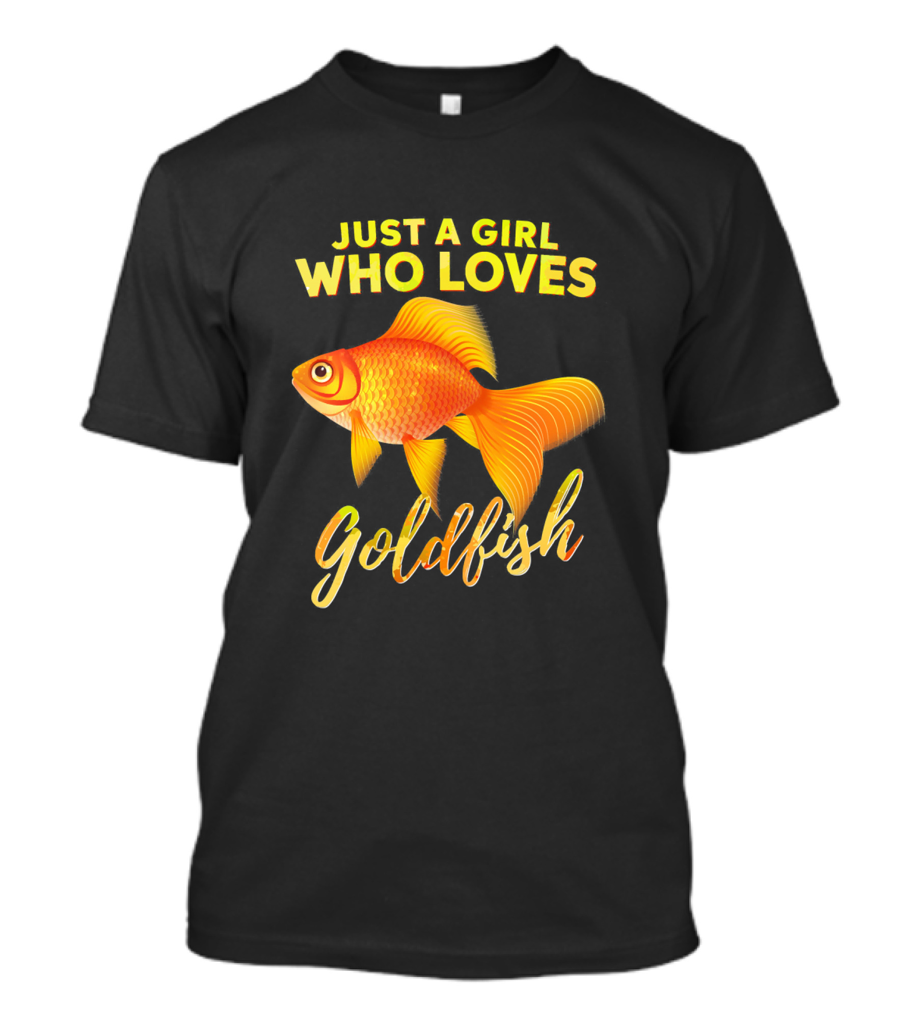 Just A Girl Who Loves Goldfish Fish Girl T-Shirt