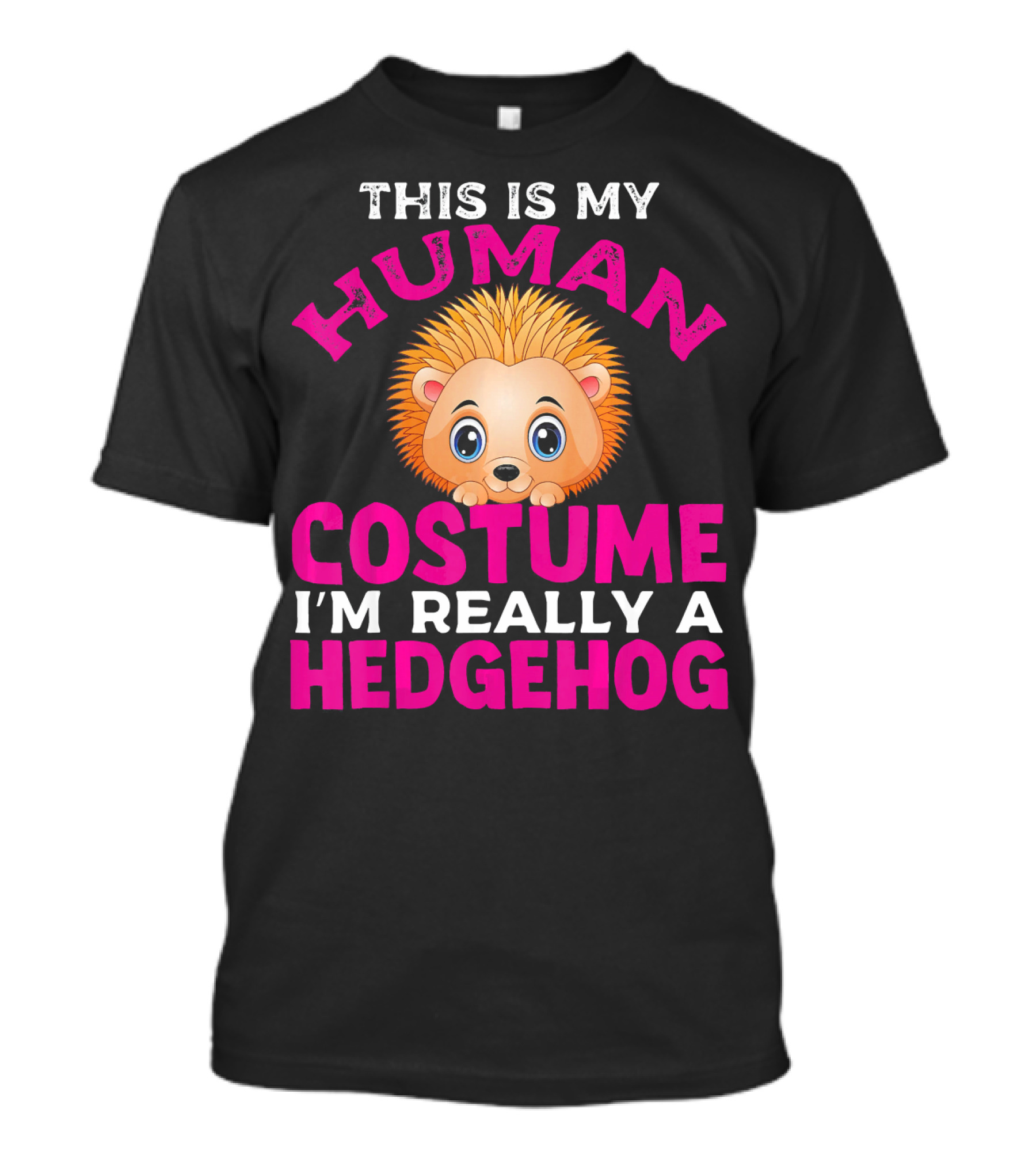THIS IS MY HUMAN COSTUME I'M REALLY A HEDGEHOG T-Shirt