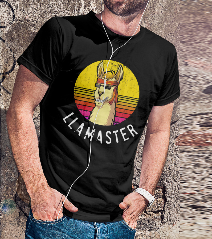 Llamaster Retro Style Llama Karate Jiu Jitsu Judo T-Shirt