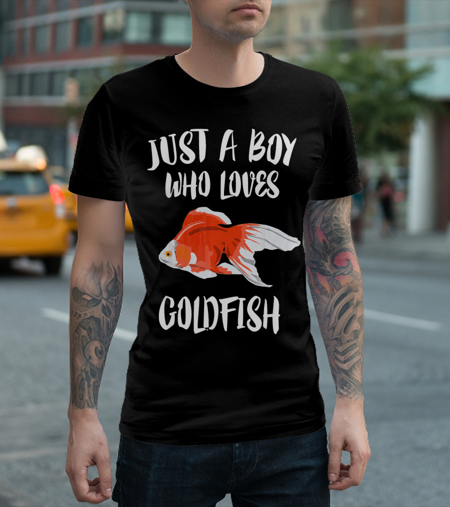Just A Boy Who Loves Goldfish T-Shirt