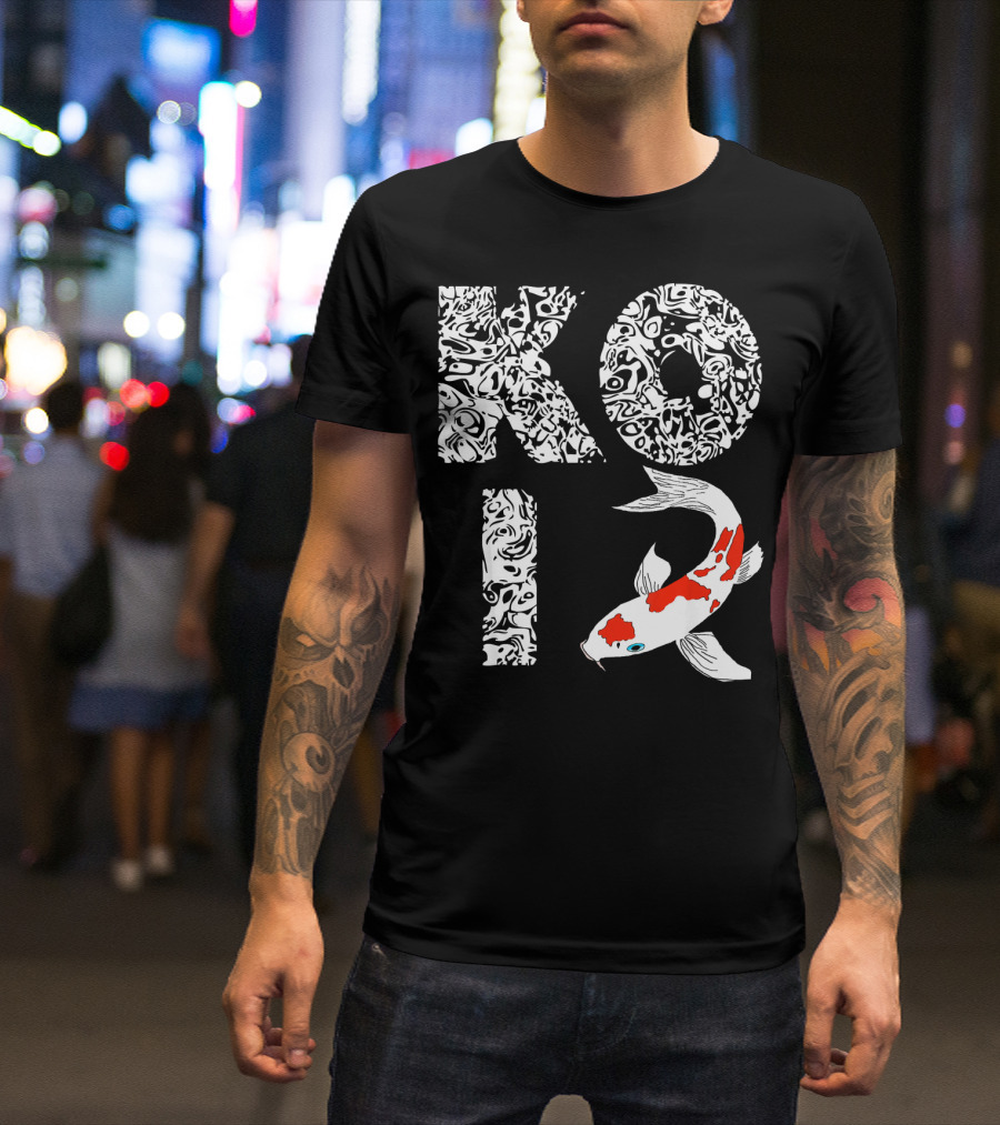 Koi Fish Carp Nishikigoi Taisho Shusui Pop T-Shirt