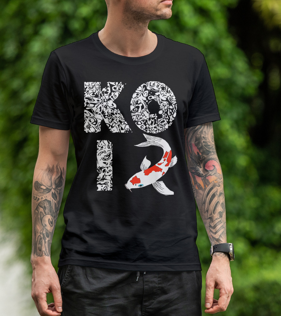 Koi Fish Carp Nishikigoi Taisho Shusui Pop T-Shirt
