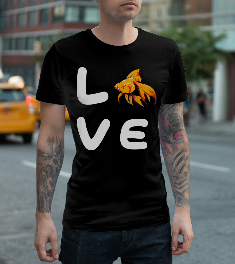 Love Funny Goldfish GOLDFISH T-Shirt