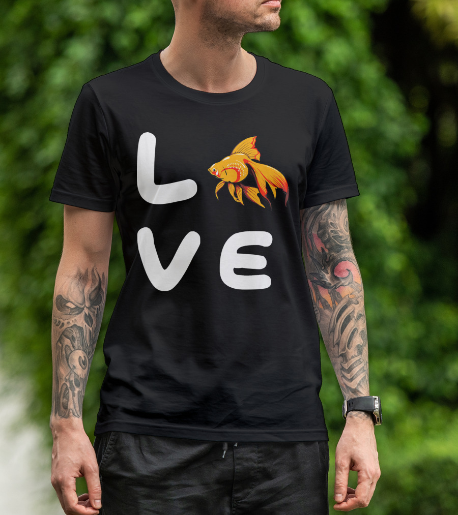 Love Funny Goldfish GOLDFISH T-Shirt