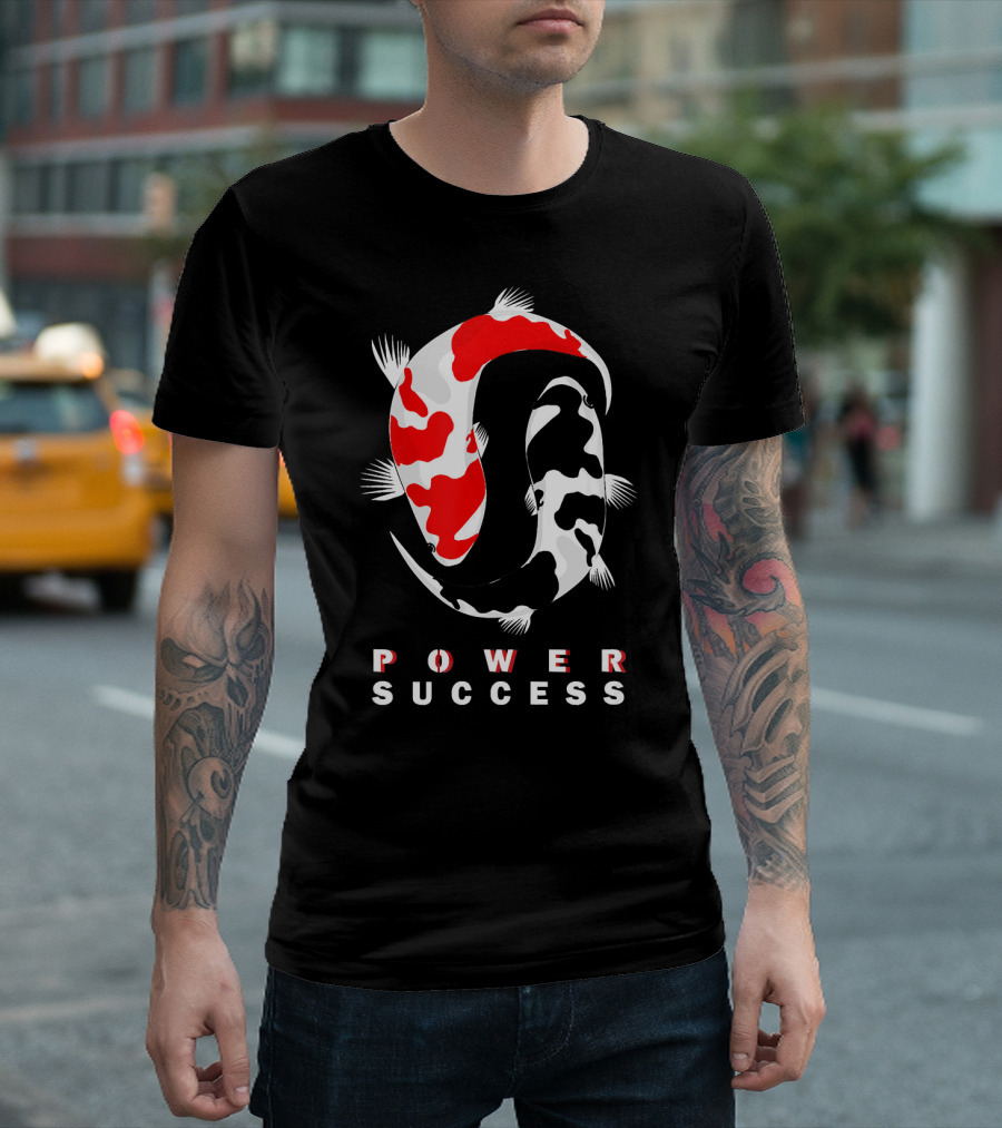 Power Success Koi Yin Yang For Koi Lovers T-Shirt