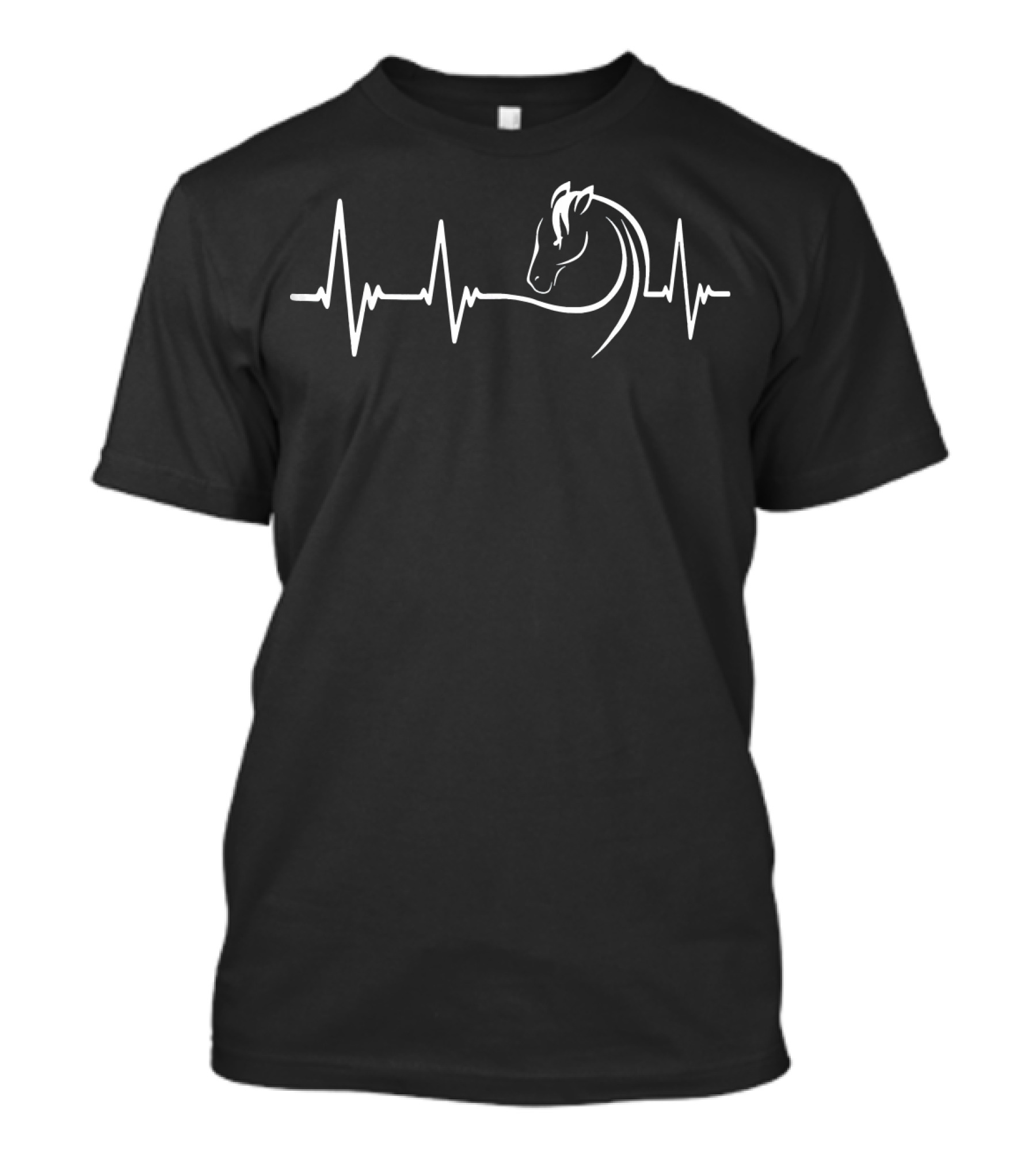 Horse Heartbeat Horseback Riding Lover T-Shirt