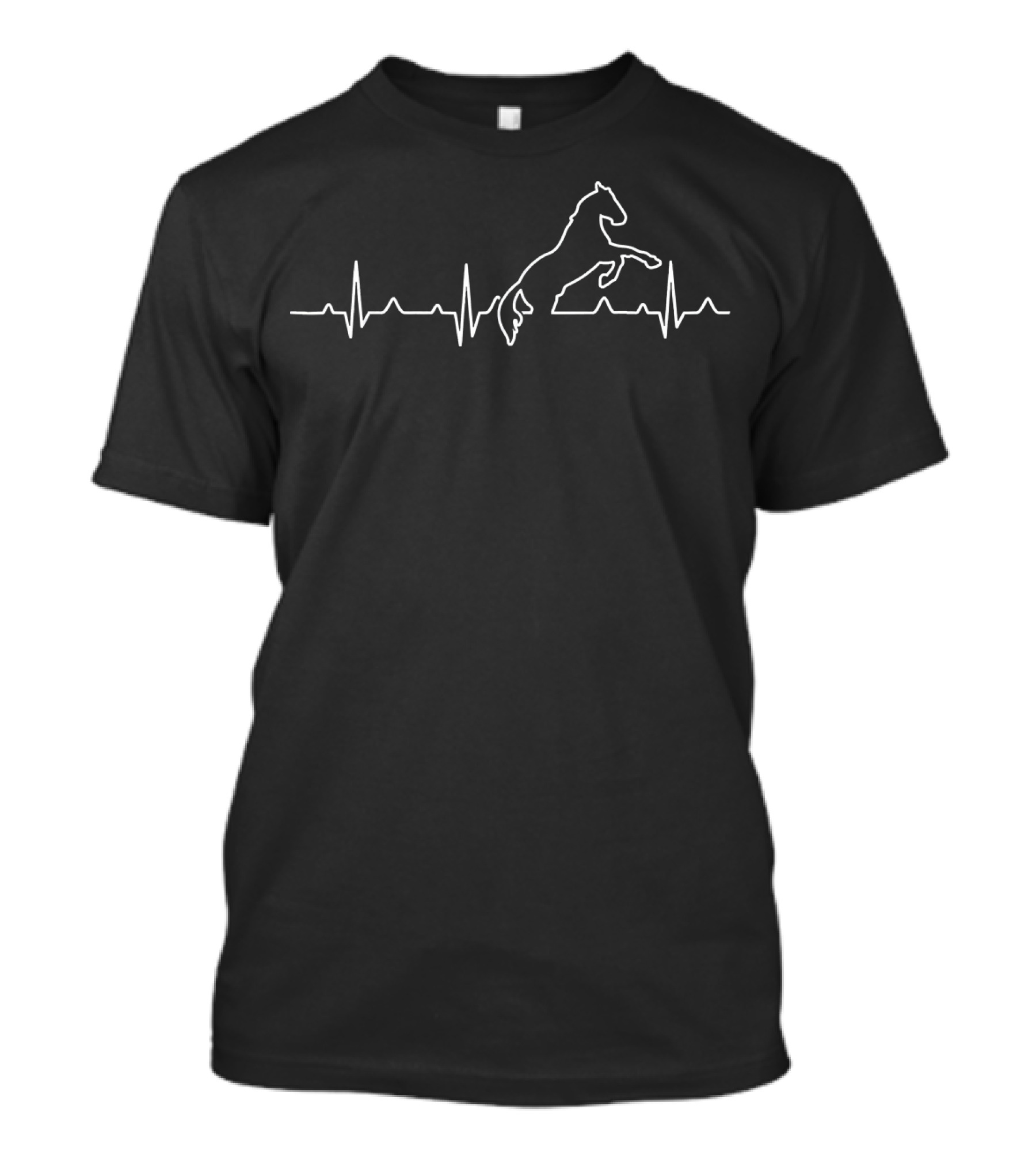 Horse Heartbeat With Equestrian T-Shirt