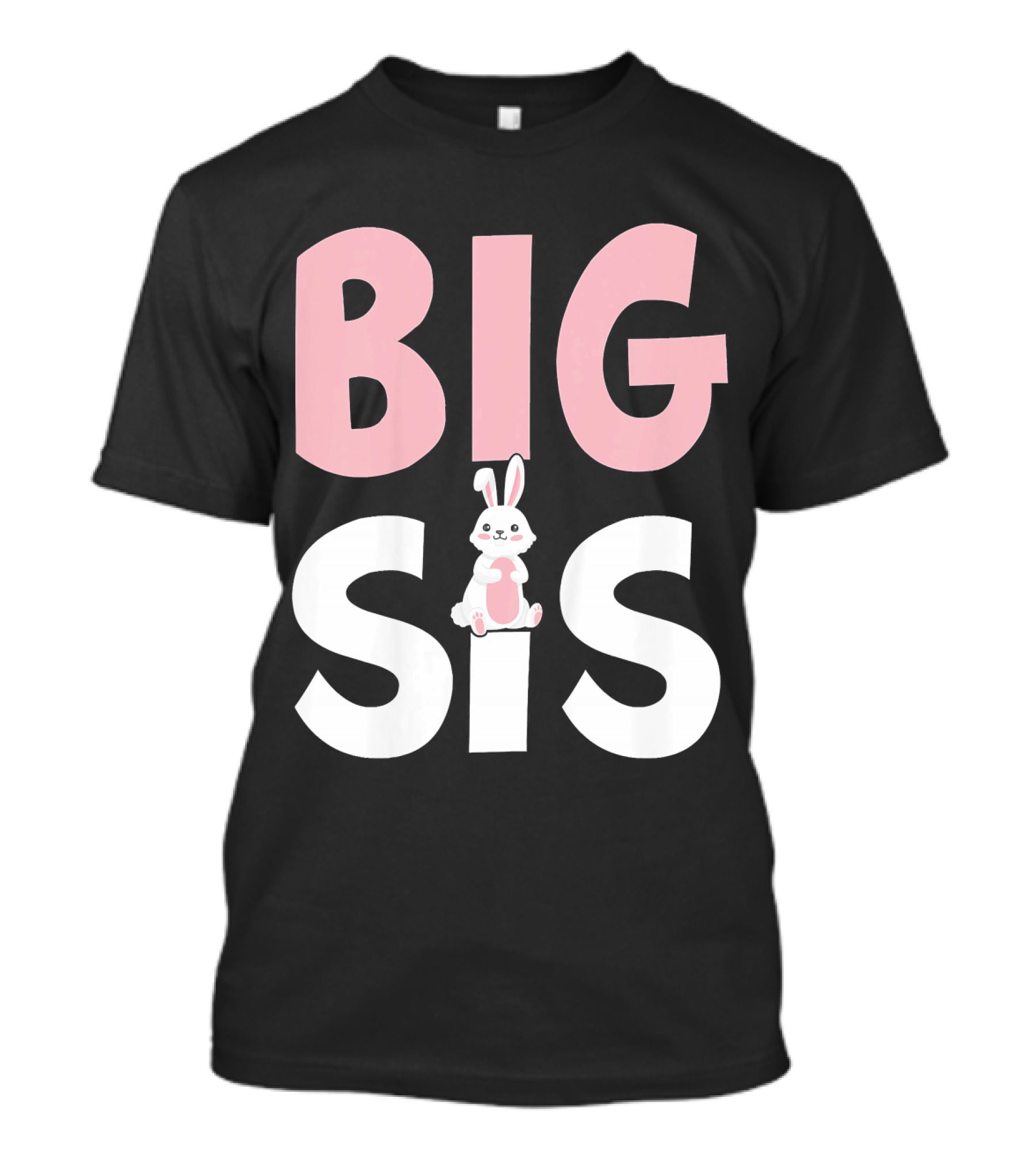 Big Sis Bunny Rabbit Kids Clothing T-Shirt