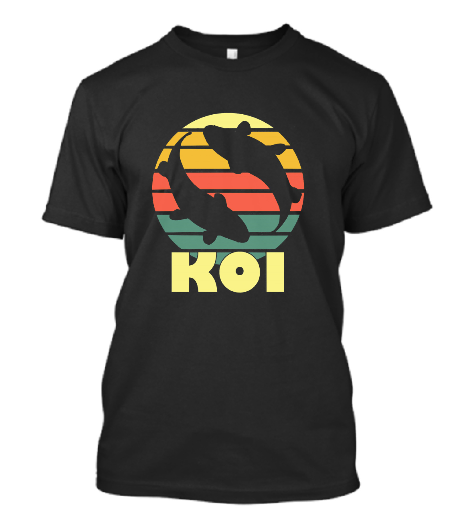 Koi Sunset Retro Showa Koi T-Shirt