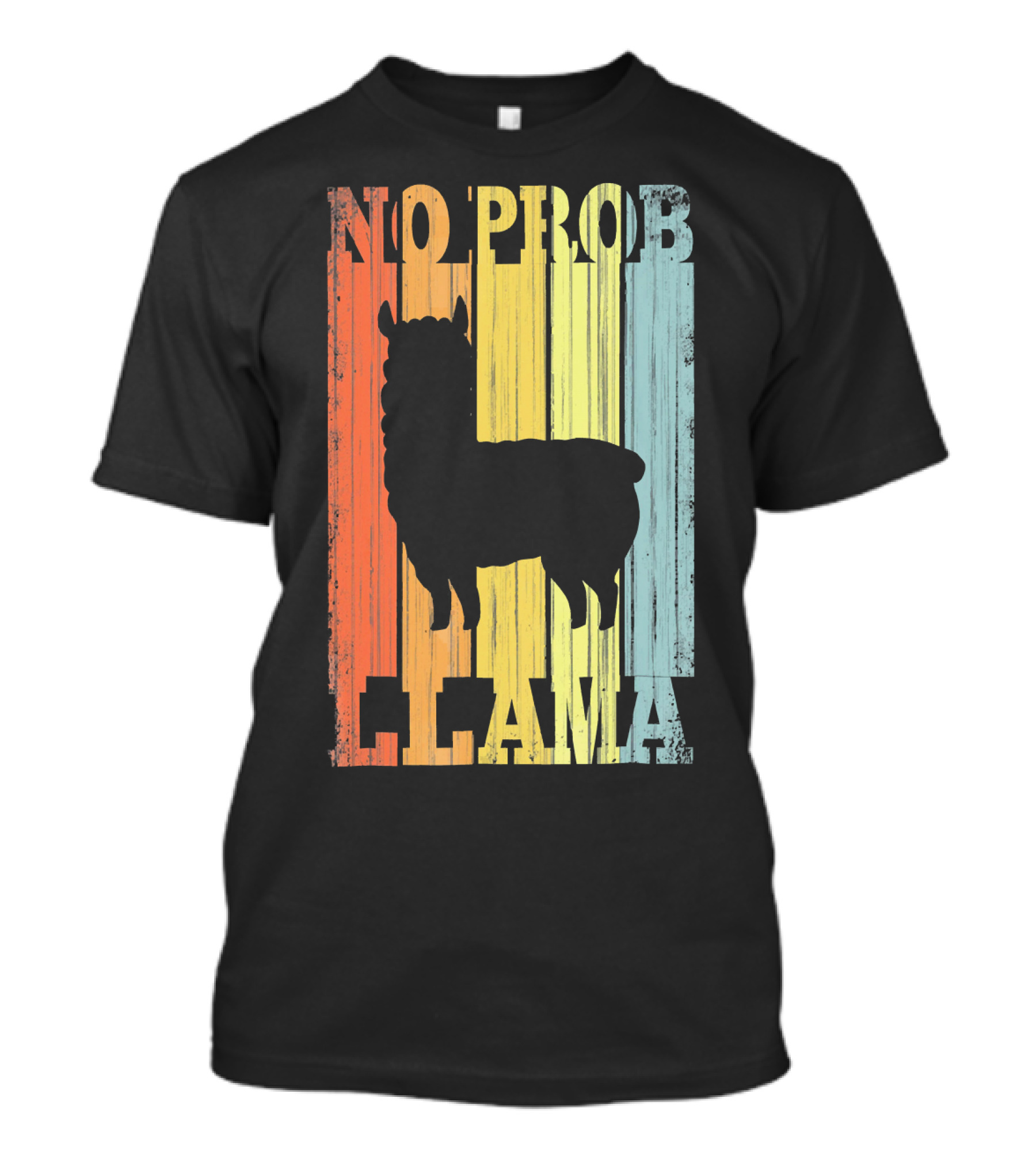 No Prob Llama Retro Vintage T-Shirt