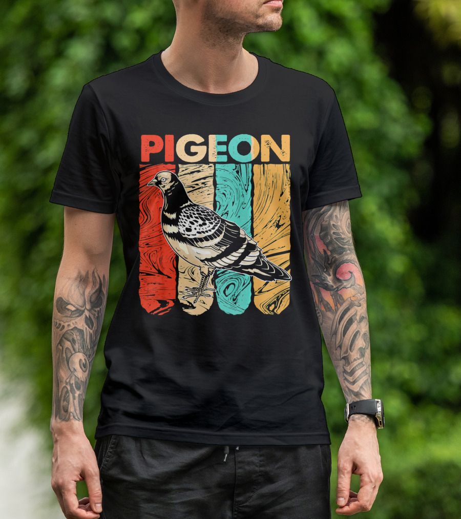 Pigeon Vintage Retro T-Shirt