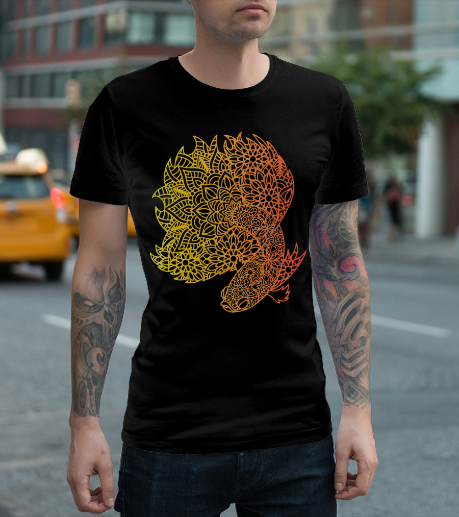 Mandala Betta Fish Psychedelic T-Shirt