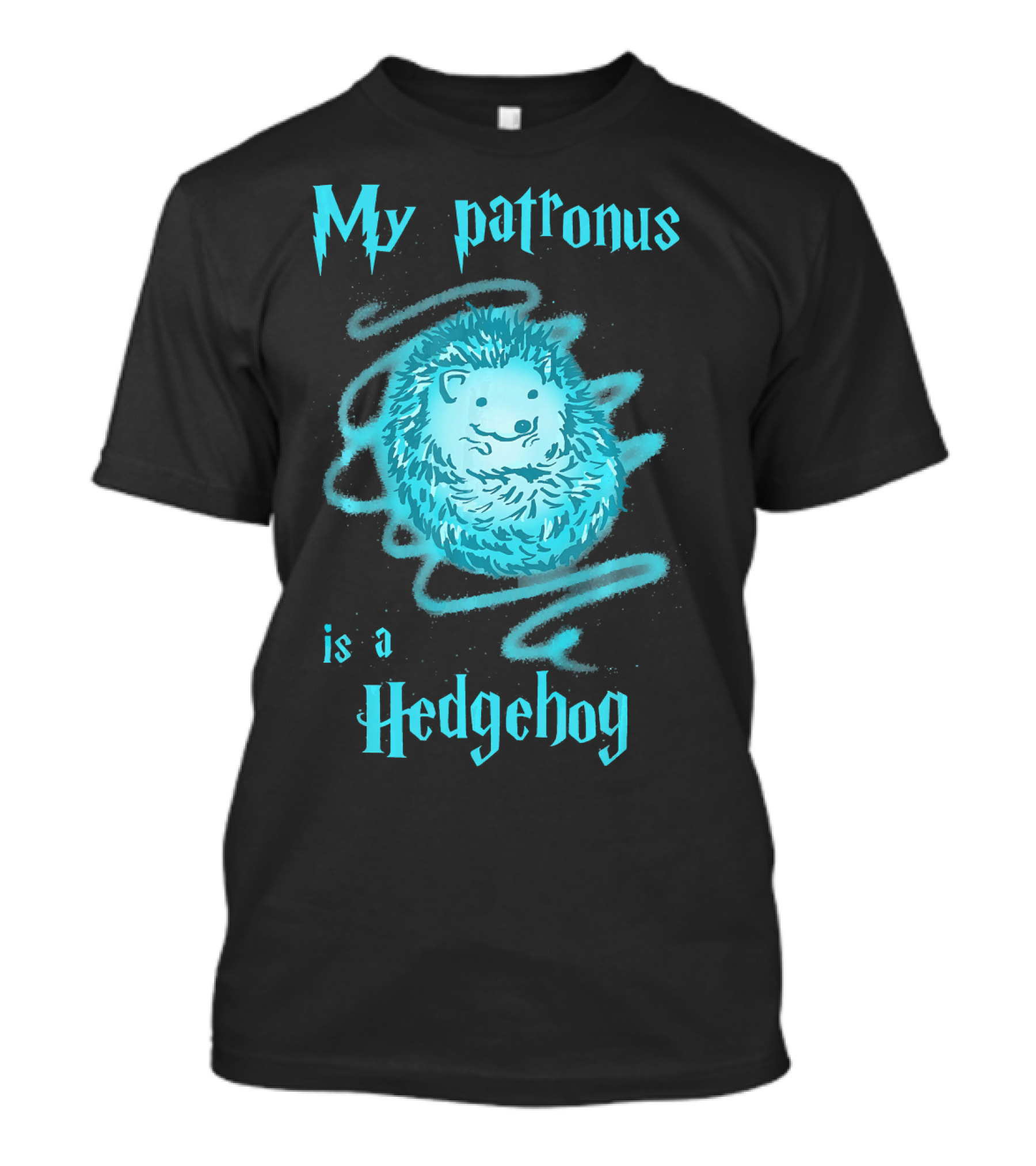 My Patronus Is A Hedgehog Cute Animal Magic T-Shirt