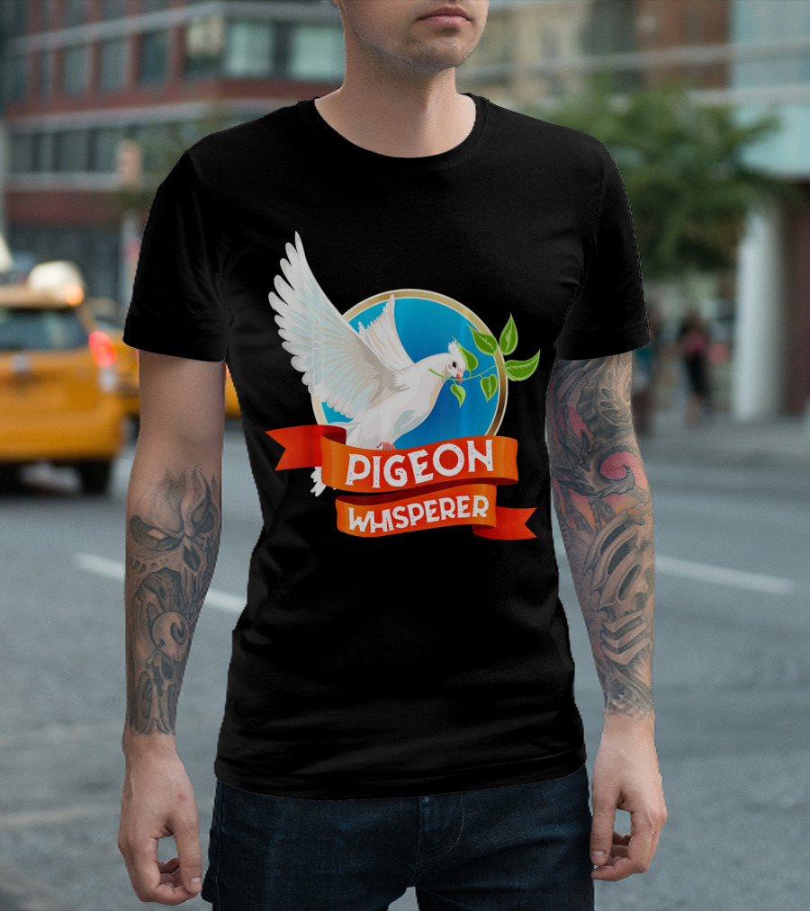 Pigeon Whisperer Bird Lover Idea Pigeon Breeder T-Shirt