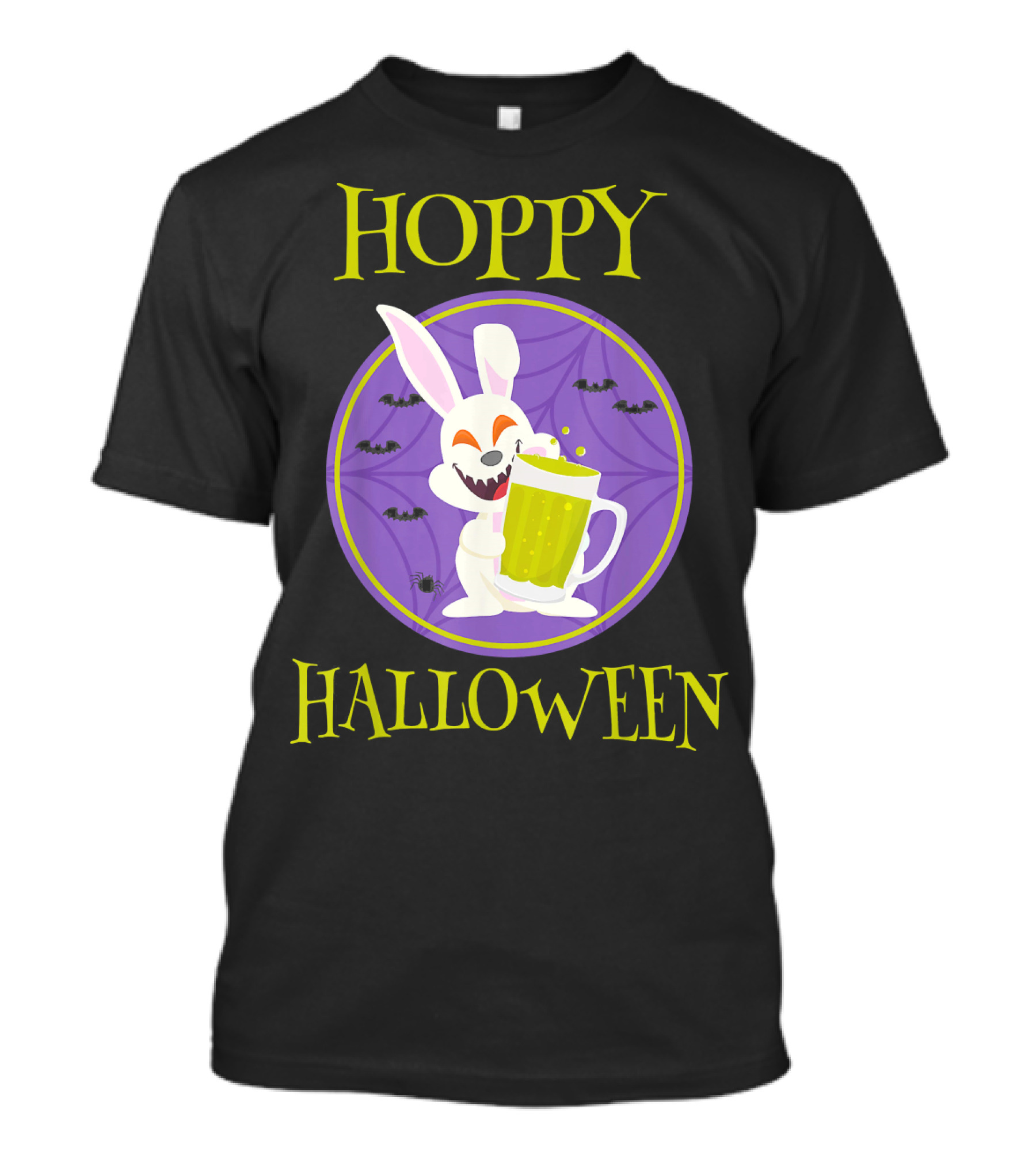 Hoppy Halloween Scary Bunny Rabbit T-Shirt