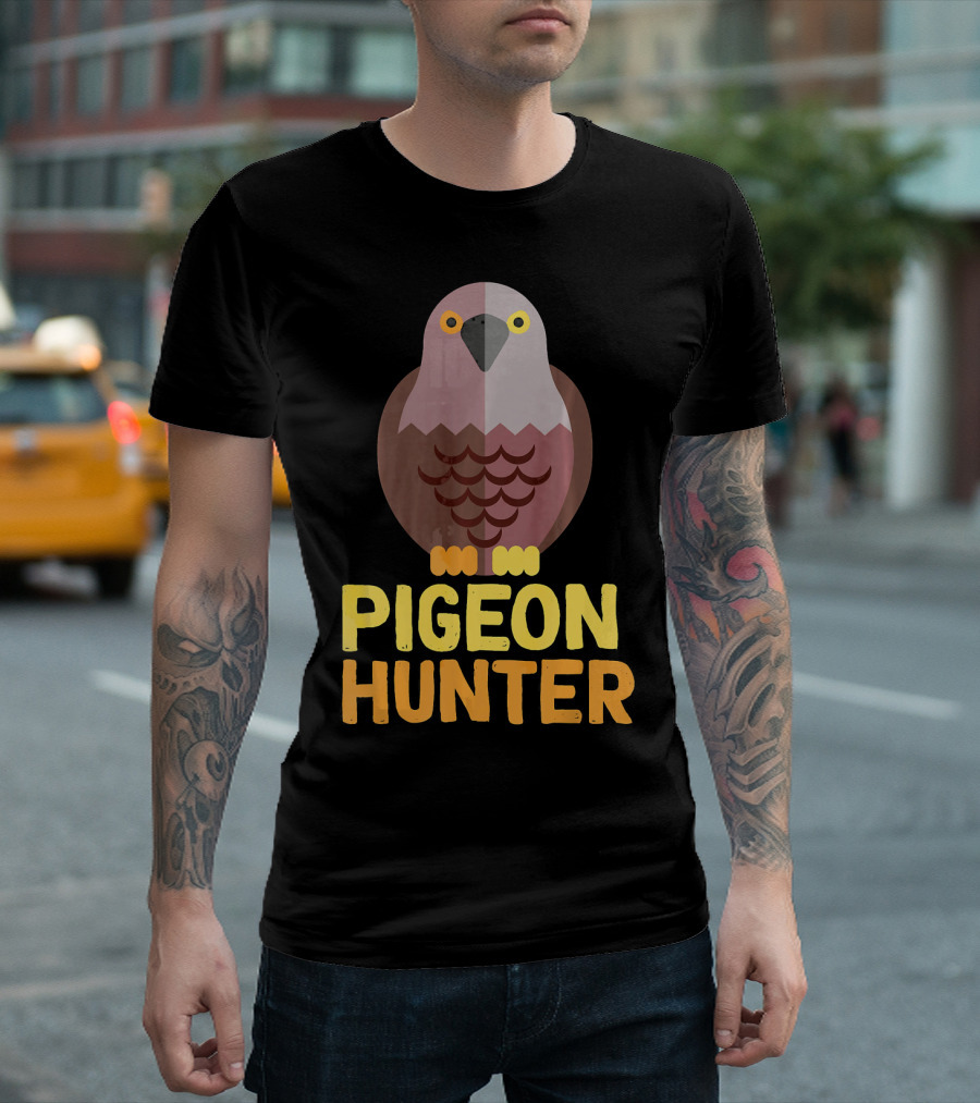 Pigeon Hunter Bird Decoy Hunting Falcon T-Shirt