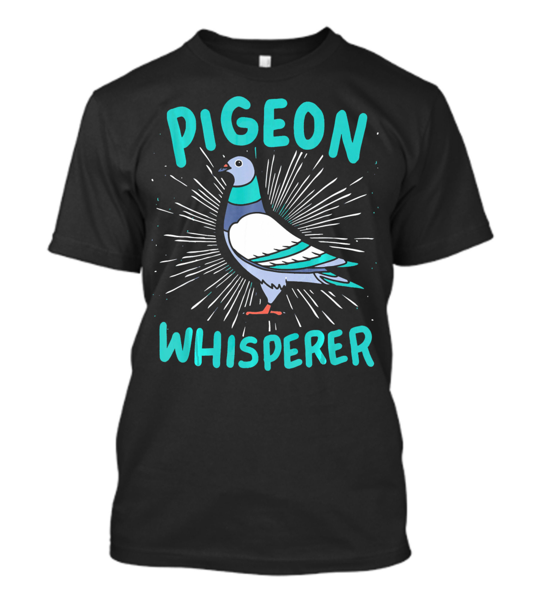 Pigeon Whisperer Bird Ing Burst T-Shirt