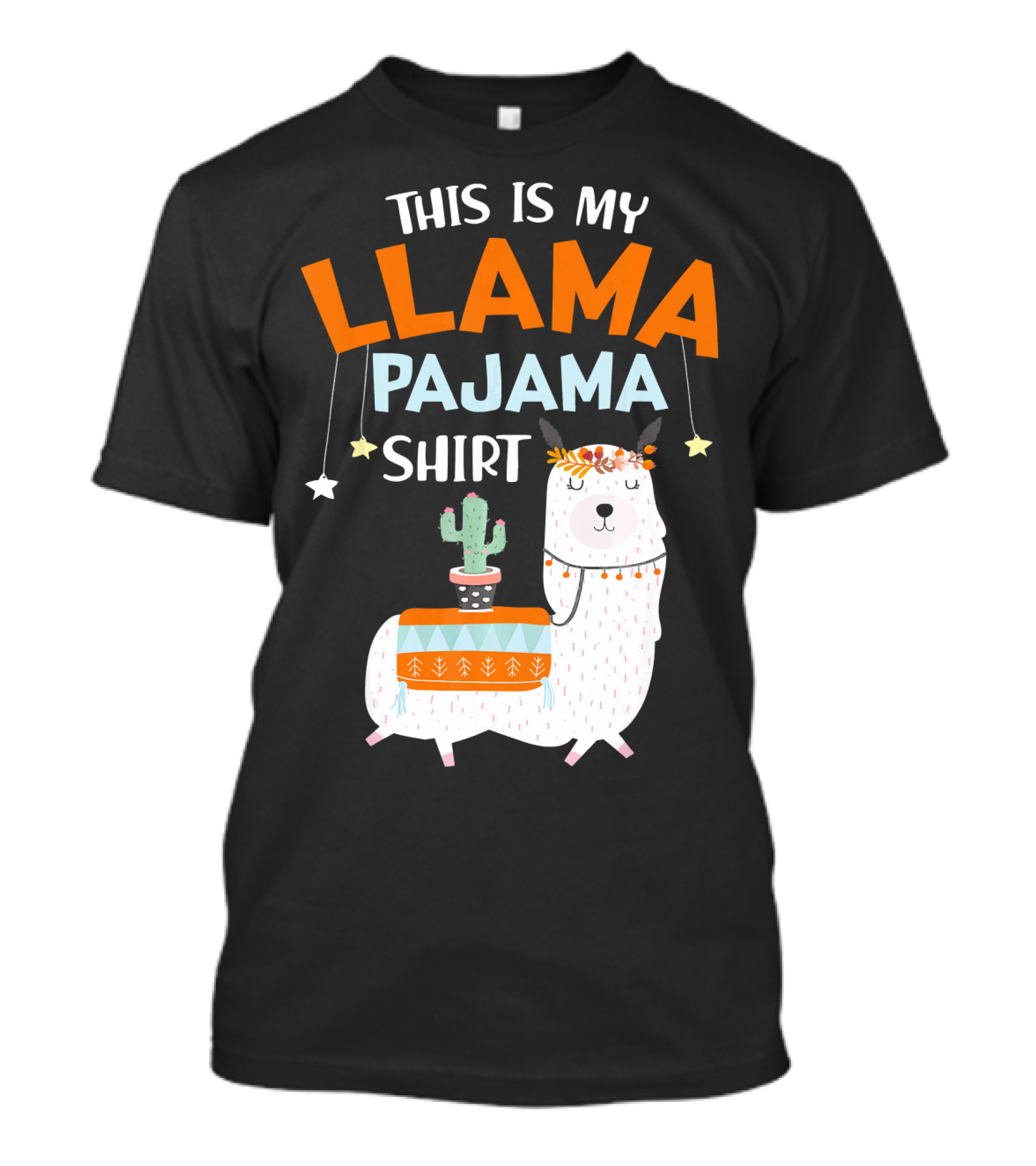 This Is My Llama Pajama T-Shirt