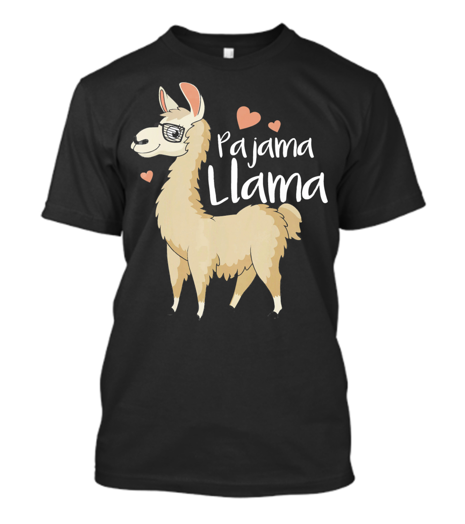 Pajama Llama Men Papa Dad Be Llama T-Shirt