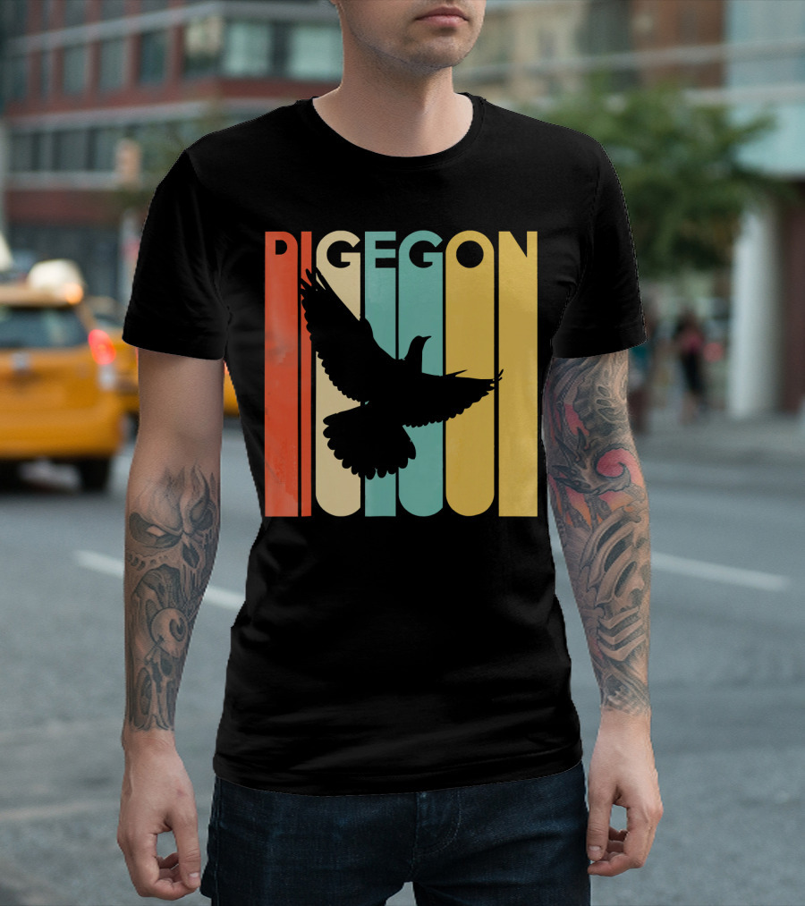 Pigeon Retro T-Shirt