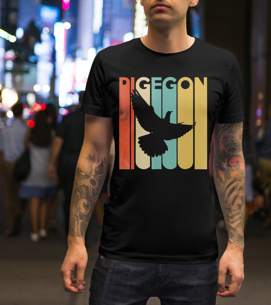 Pigeon Retro T-Shirt