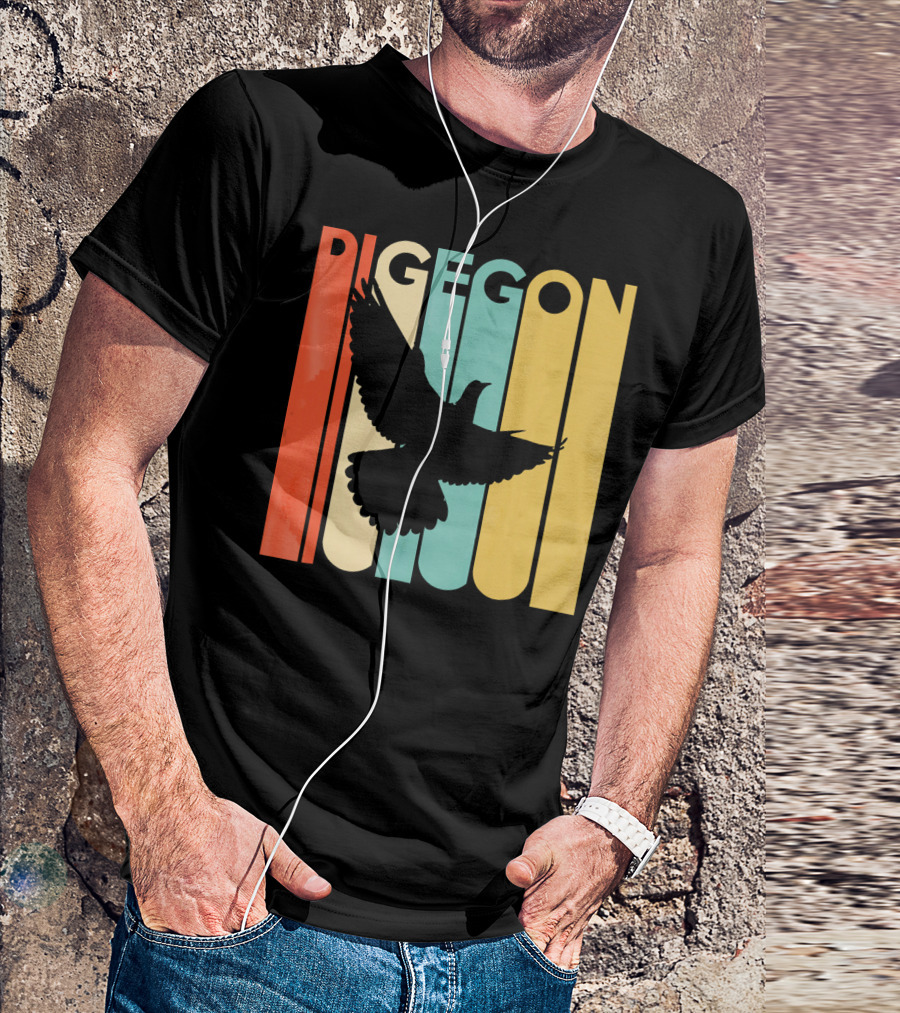 Pigeon Retro T-Shirt