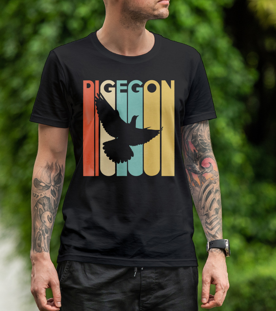 Pigeon Retro T-Shirt