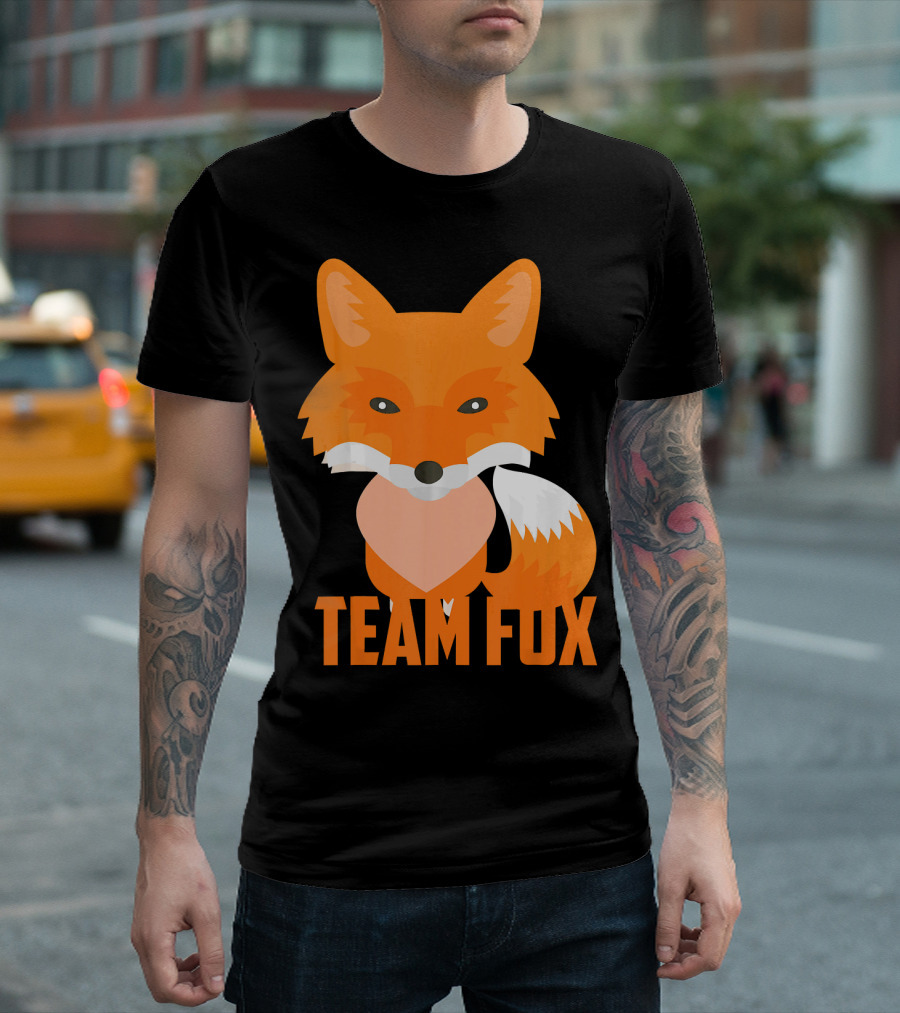 Team Fox Cool Funny I Heart Foxes T-Shirt