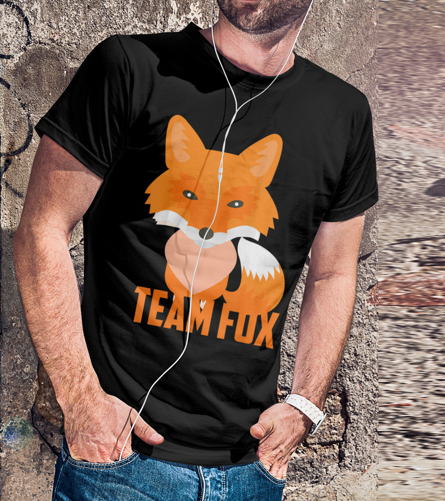 Team Fox Cool Funny I Heart Foxes T-Shirt