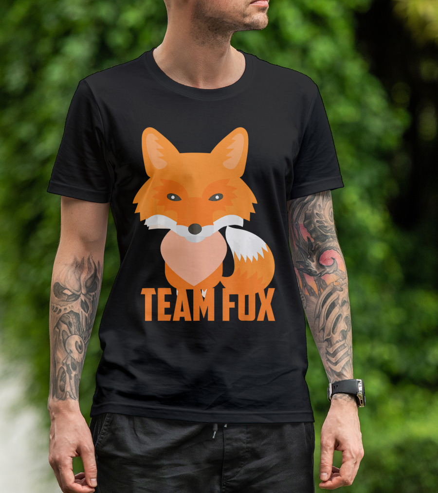 Team Fox Cool Funny I Heart Foxes T-Shirt