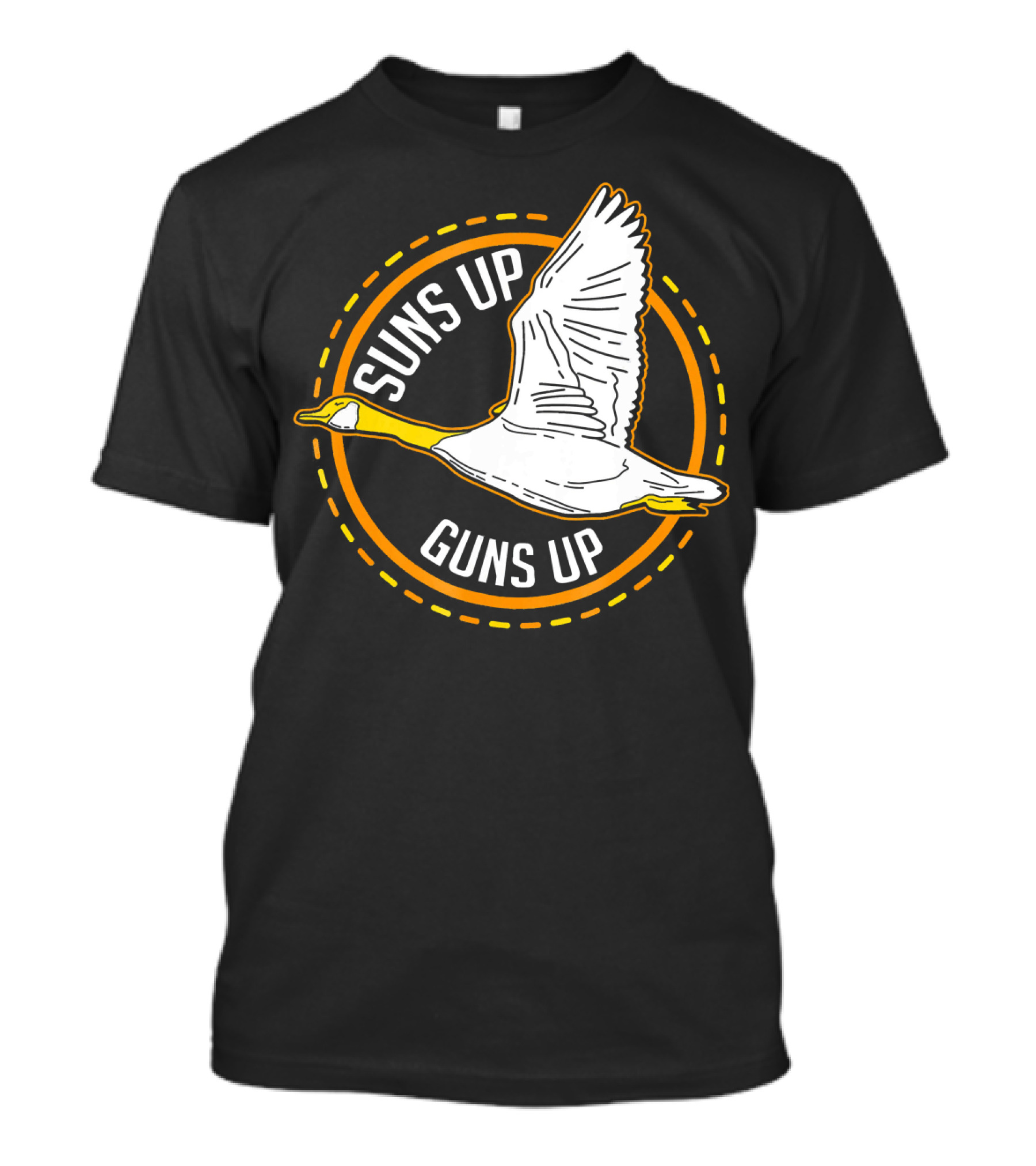 Suns Up Guns Up Goose Wing Fly Cool Duck T-Shirt