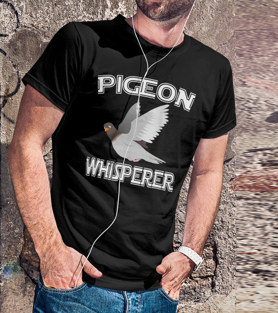 Pigeon Whisperer Bird Birding Flight T-Shirt