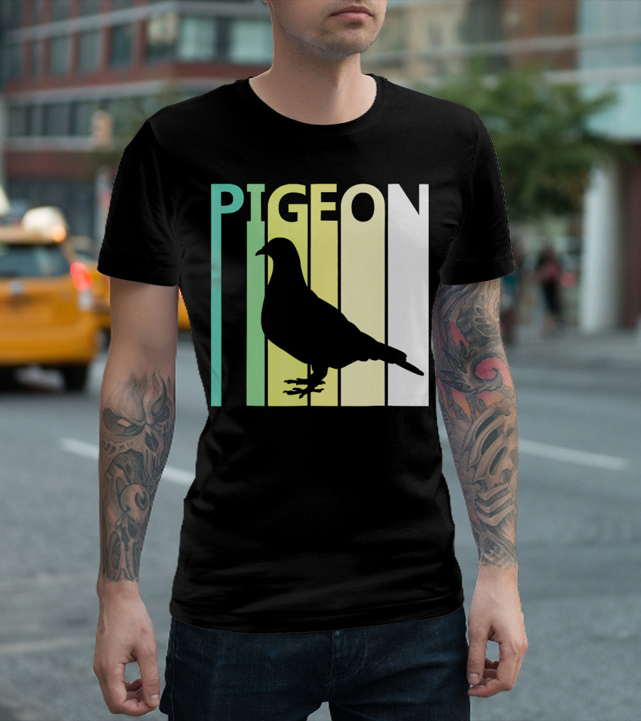 Pigeon Spirit Animal Retro T-Shirt