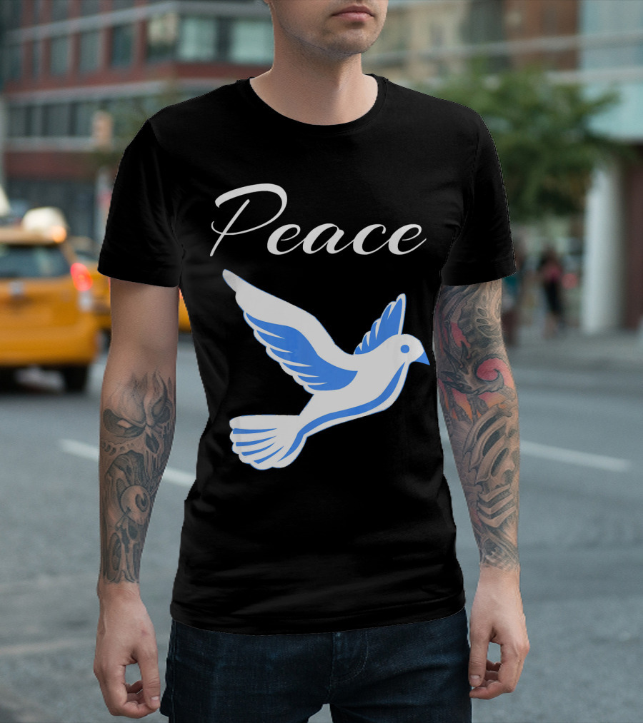 Peace Dove Icon Inspirational Motivational T-Shirt