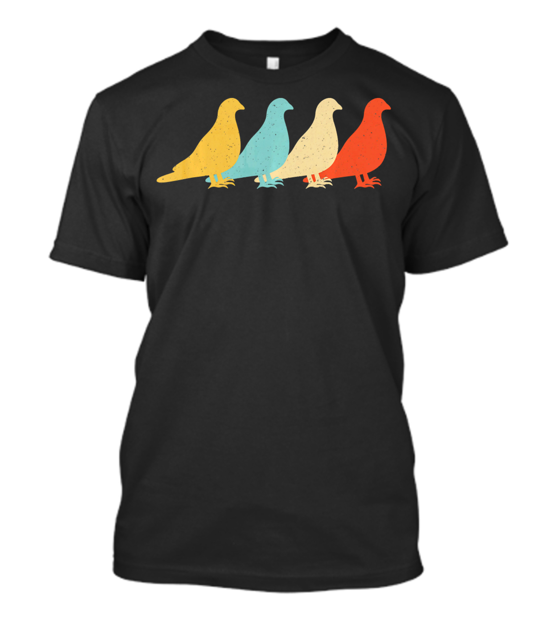Pigeon Vintage Retro Bandtail Bird Dove T-Shirt