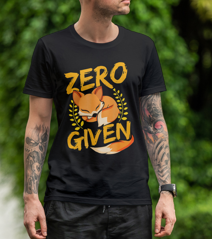Zero Fox Given Awesome Fox T-Shirt